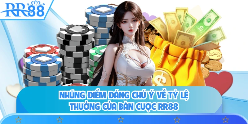 Những điểm đáng chú ý về tỷ lệ thưởng của bàn cược RR88